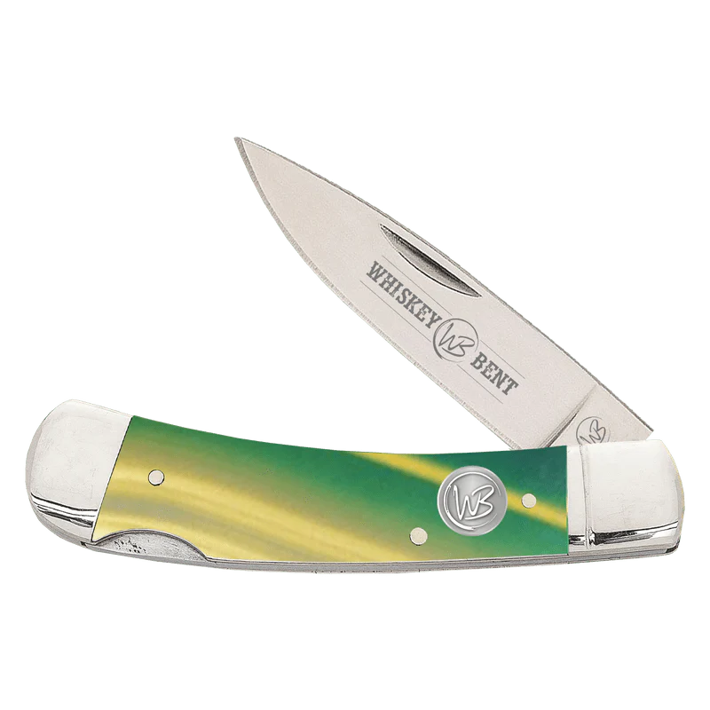 Green Gold Opal Lock Blade - Henderson's Western Store