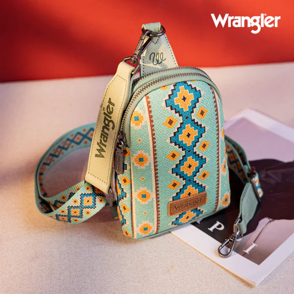 Wrangler Southwest Sling ~ Green - Henderson's Western Store
