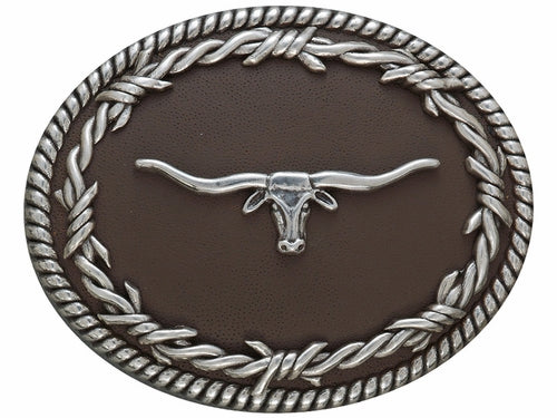 Longhorn Belt Buckle - Henderson's Western Store