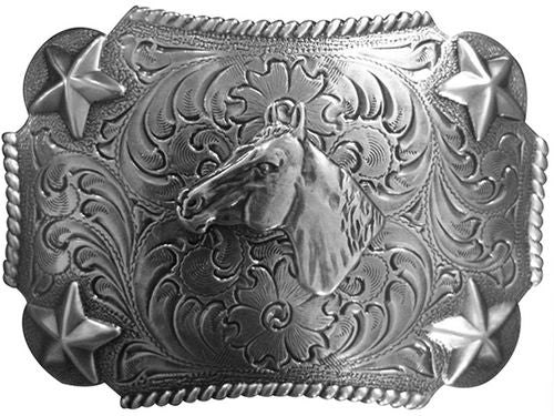 Horse Head Belt Buckle ~ Youth - Henderson's Western Store