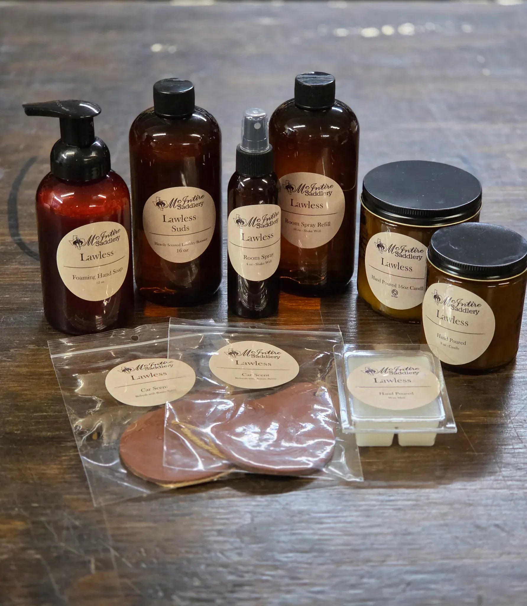 McIntire Saddlery Candles ~ Lawless - Henderson's Western Store