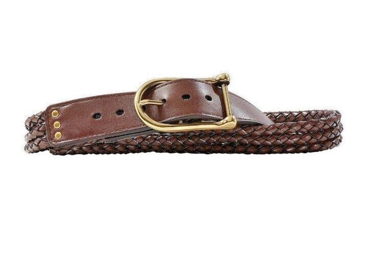 Ladies Ariat Belt Braided Rope-Brown - Henderson's Western Store
