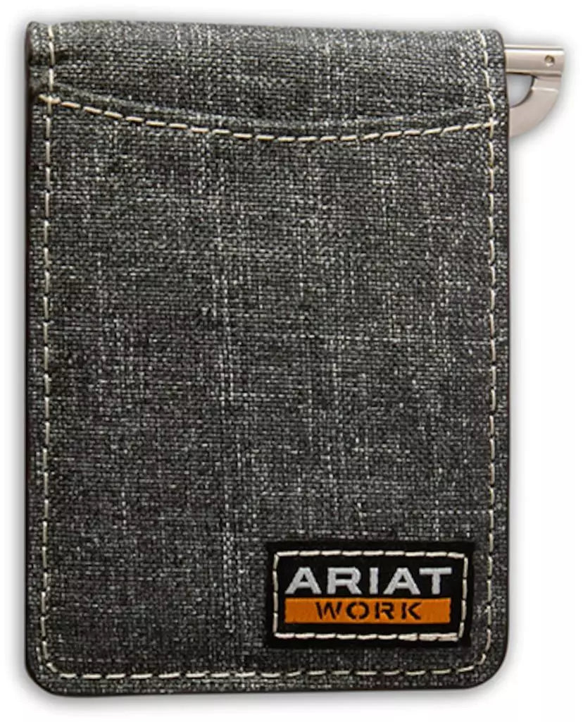 Ariat Work ~ Money Clip ~ Grey - Henderson's Western Store
