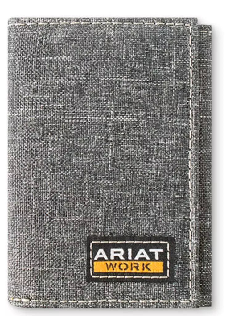 Ariat Work ~ Tri-Fold ~ Grey - Henderson's Western Store