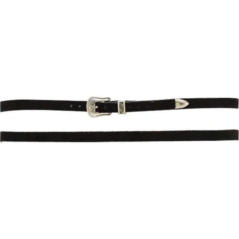 Twister Hat Band ~ Black Suede - Henderson's Western Store