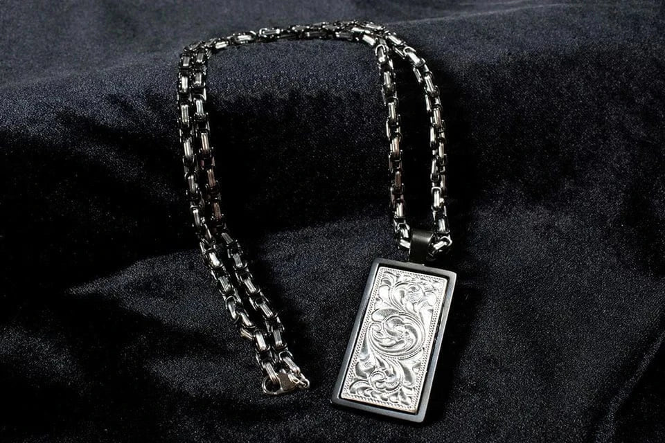 Silver Strike ~ Engraved Scroll - Henderson's Western Store