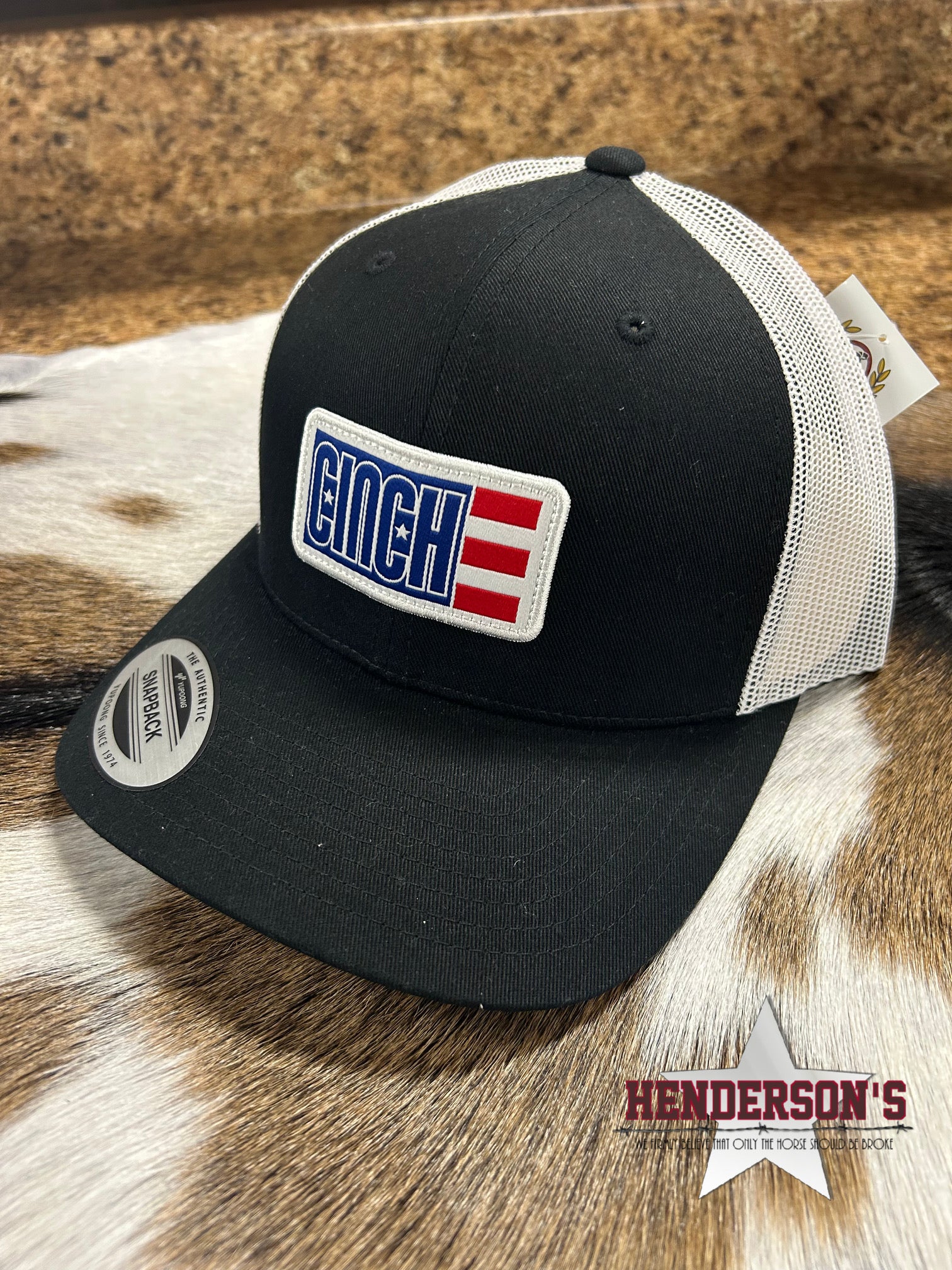 Cinch Ball Cap ~ Black - Henderson's Western Store