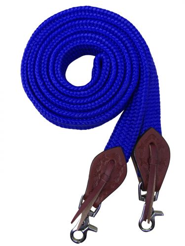 Flat Cotton Nylon Barrel Rein - Henderson's Western Store