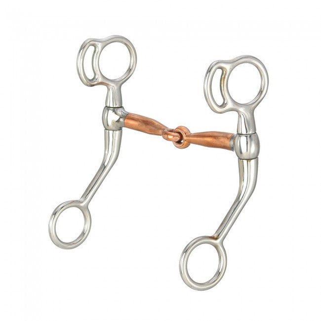 Miniature Tom Thumb W/Copper Mouth Snaffle ~ 3.5" Bits Partrade   