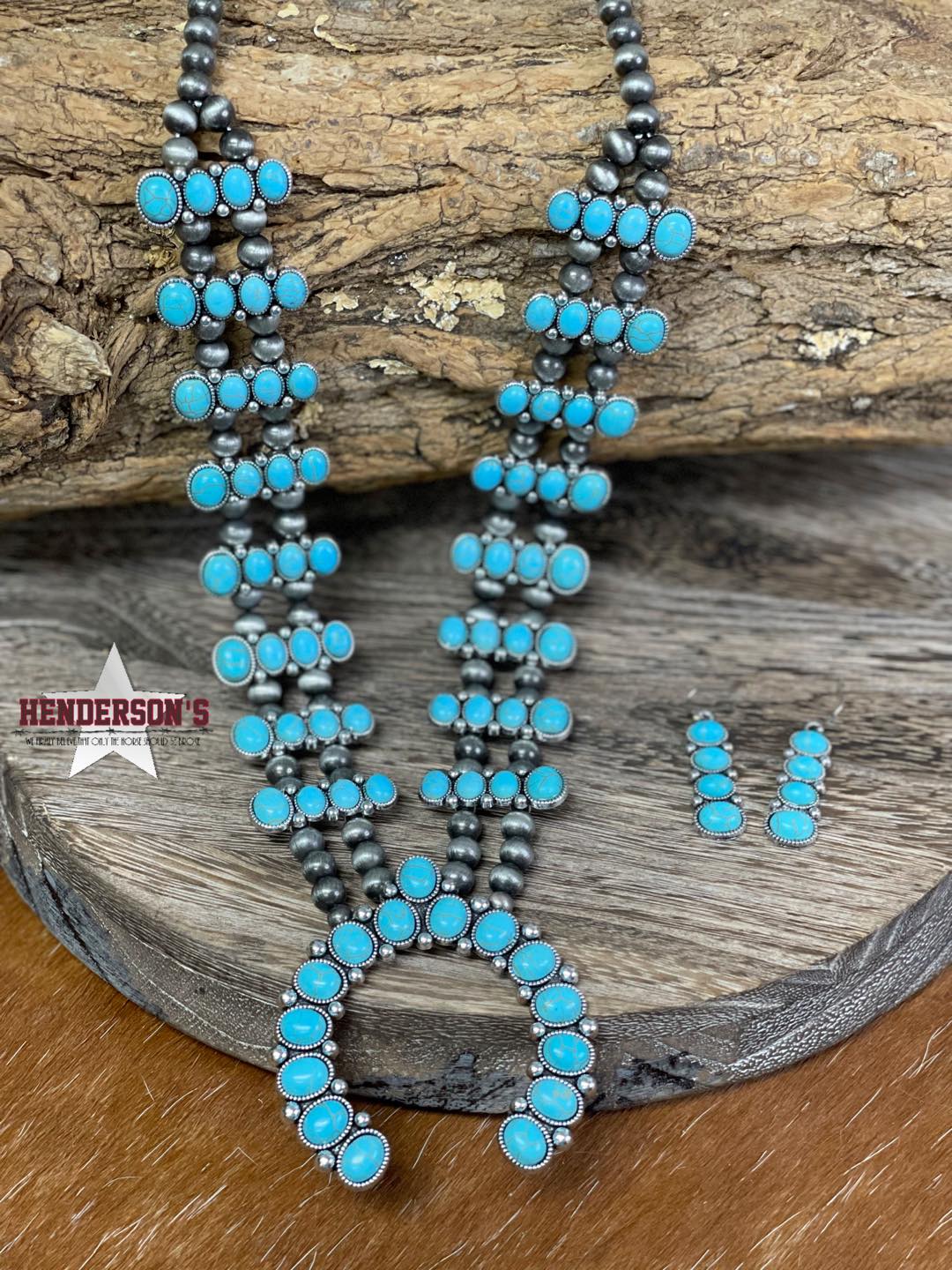 Navajo Squash Blossom Set - Henderson's Western Store