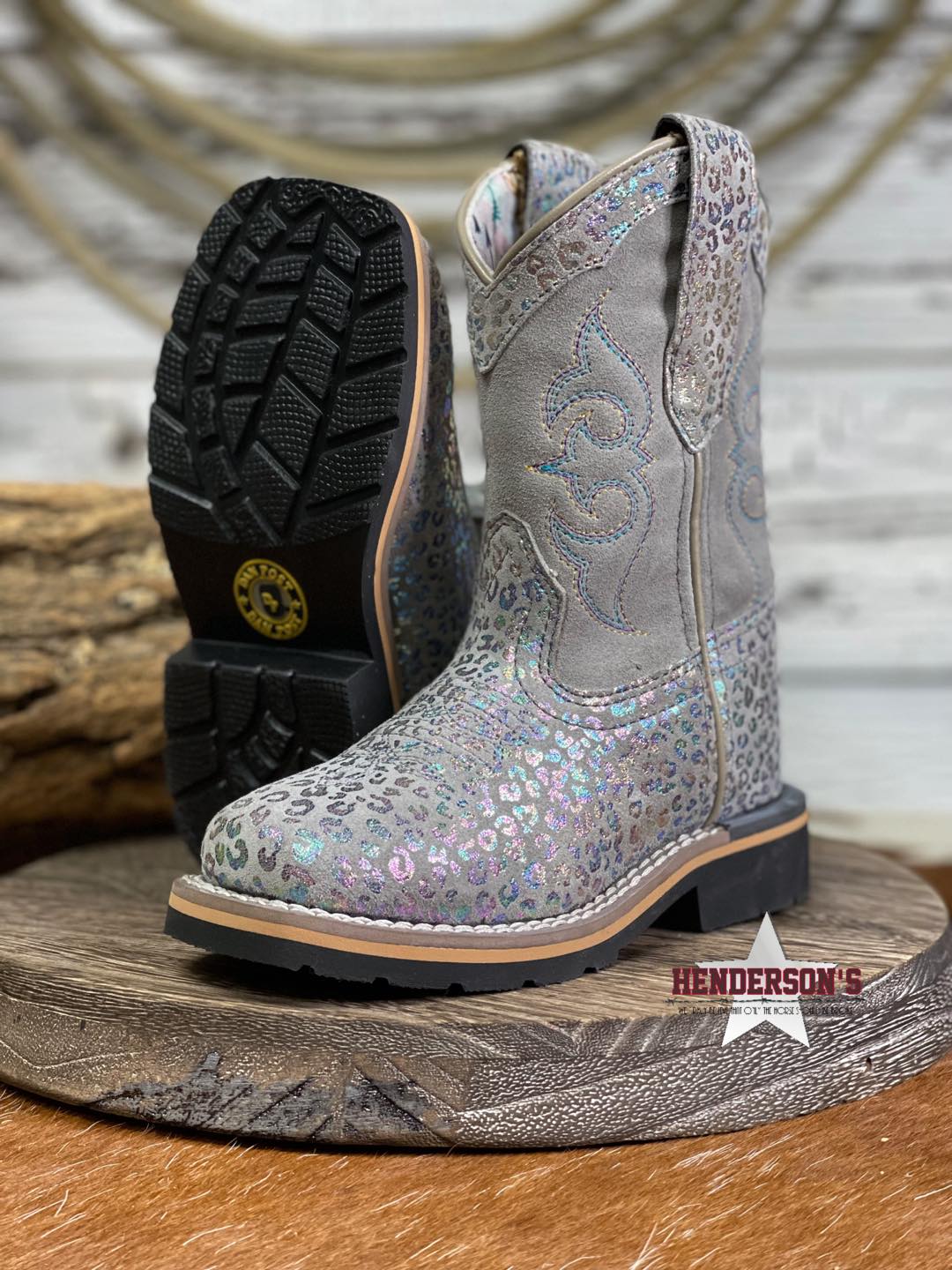 Shiva Leopard Boots by Dan Post - Henderson's Western Store