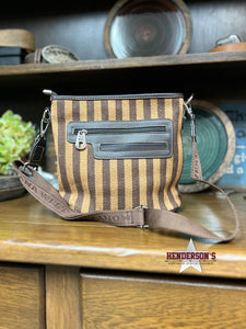 Load image into Gallery viewer, MW Horse Print Canvas Crossbody - Henderson&#39;s Western Store