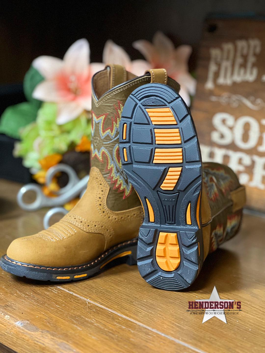 Kid's Workhog Pull On Boots by Ariat - Henderson's Western Store