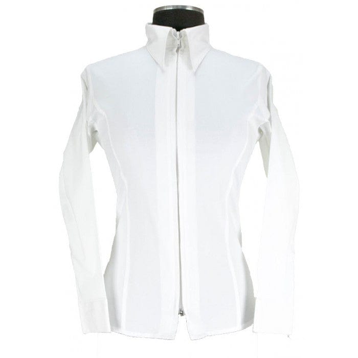 Youth Classic Fitted Show Shirt Children's Show Wear Royal Highness Small White