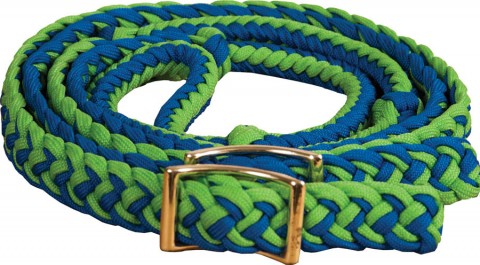 Braided Barrel Reins Reins Mustang
