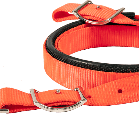 Nylon Contest Rein W/Rubber Grip Reins Mustang
