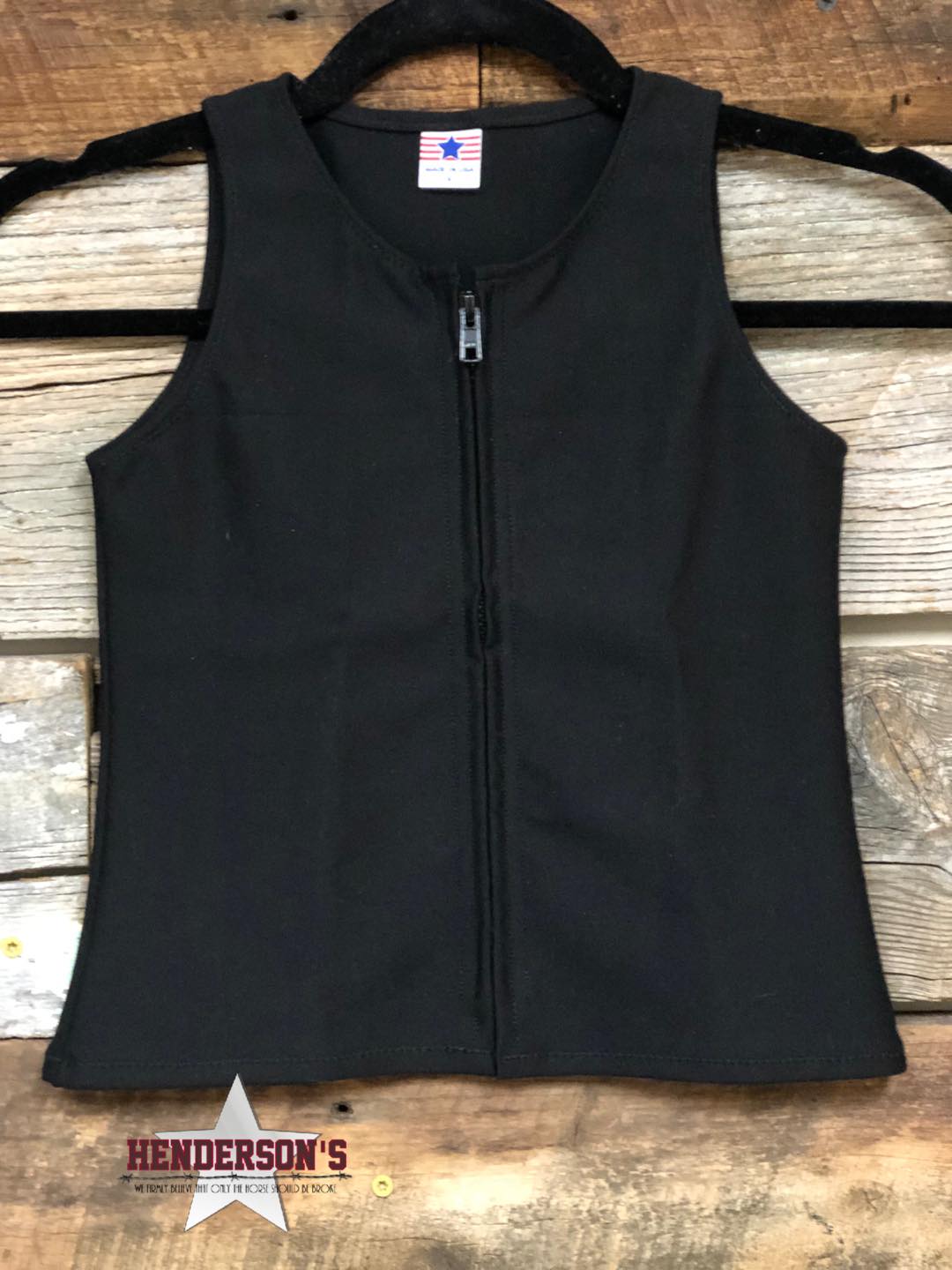 DIY Heavyweight Youth Vest ~ Black - Henderson's Western Store