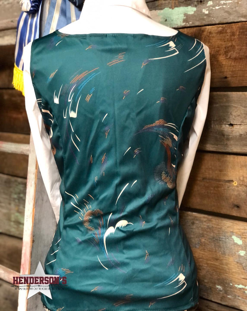 Abstract Peacock Show Vest Vest Cowgirl Junk Co.   