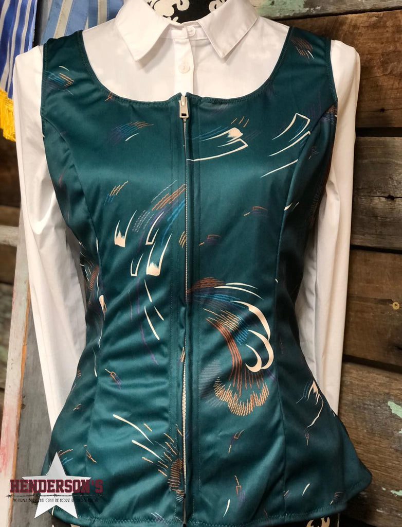 Abstract Peacock Show Vest Vest Cowgirl Junk Co.   