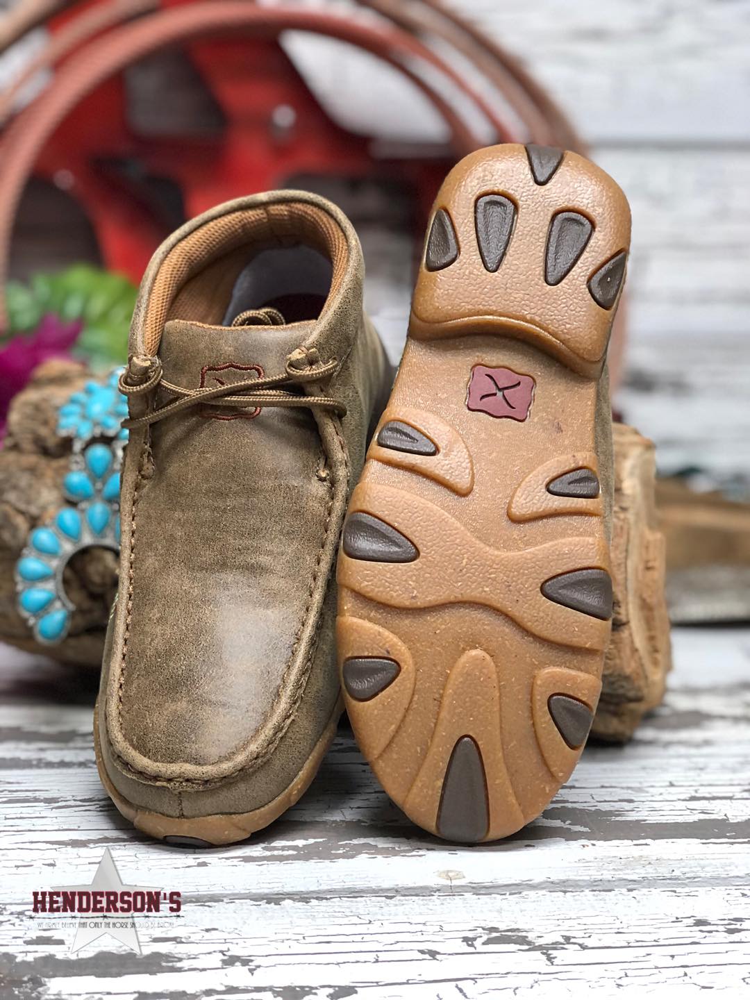 Ladies Bomber Driving Moc ~ Cactus Women's Boots Twisted X