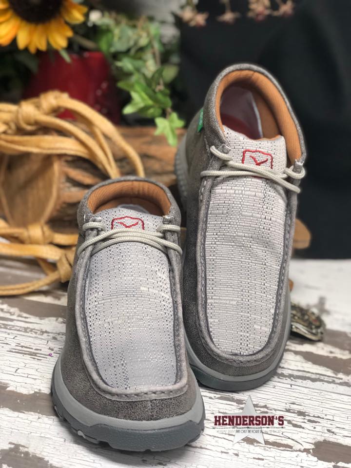 Men's Chukka Driving Moc ~ Grey Men's shoes Twisted X