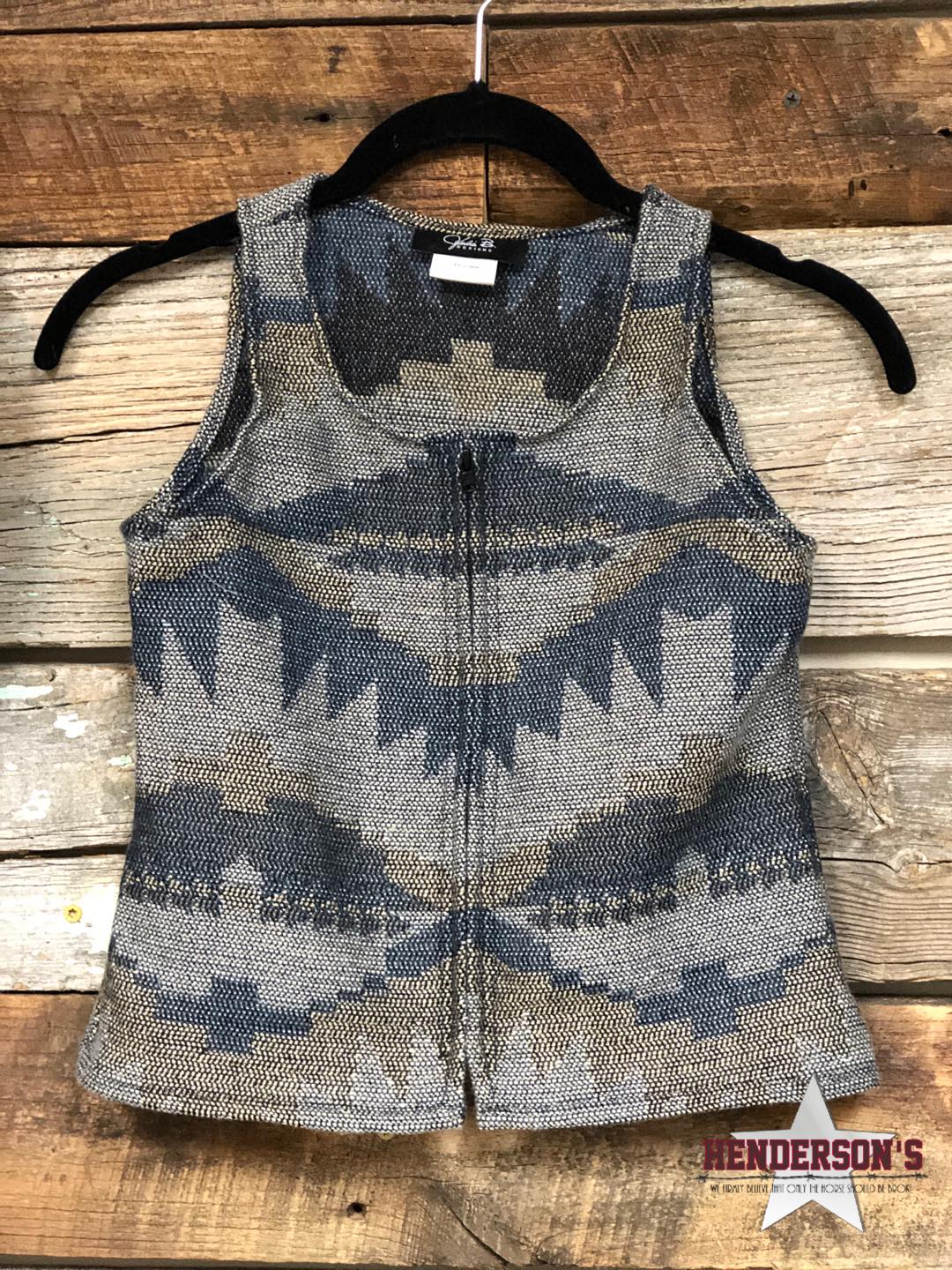Wool Youth "Mini" Vest ~ Denim Blue - Henderson's Western Store