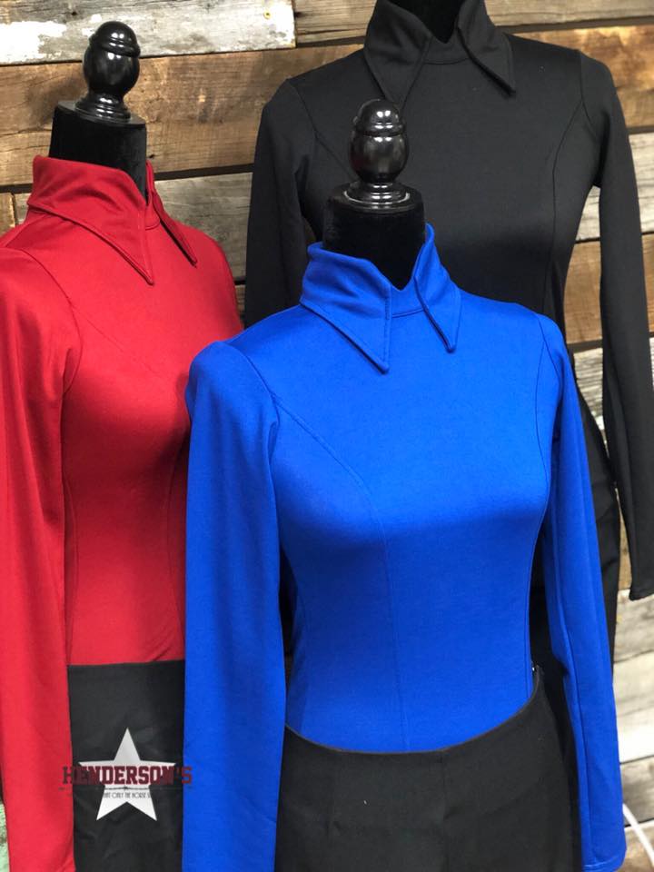 DIY Horsemanship Shirt ~ Red & Royal Show Shirt Show String, LLC