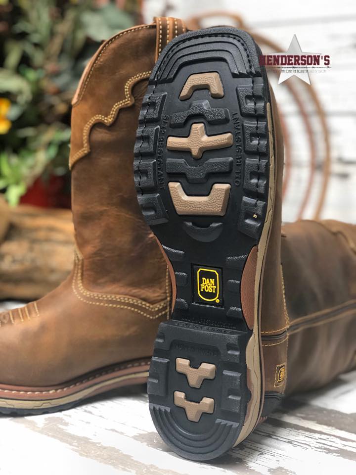Men's Dan Post W/ Collar Tan Men's Boots Dan Post