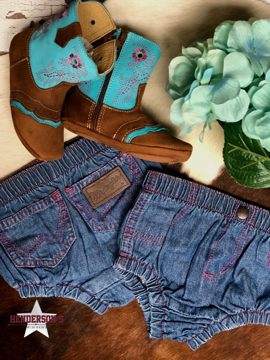Denim Diaper Cover ~ Girl's Wrangler