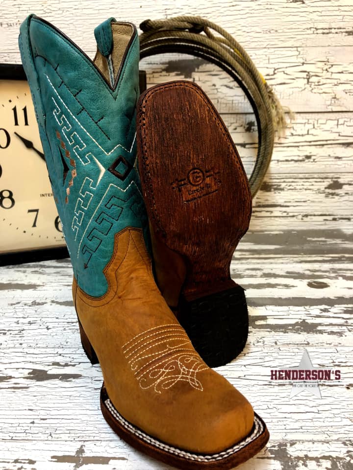 Ladies Turquoise Embroidery Boot Women's Boots Corral Boot   
