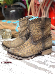Load image into Gallery viewer, Leopard Print Bootie Women&#39;s Boots Corral   