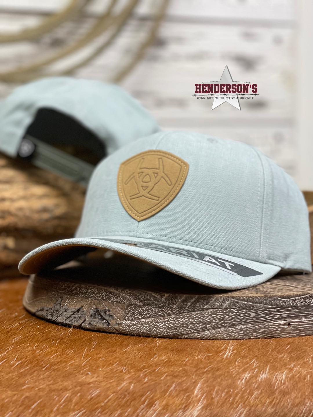 Ariat Ball Cap ~ Lt Blue - Henderson's Western Store