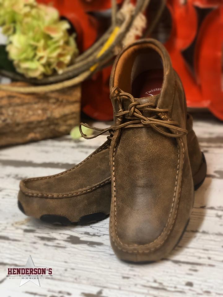 Mens Bomber Driving Mocs Men's Boots Twisted X