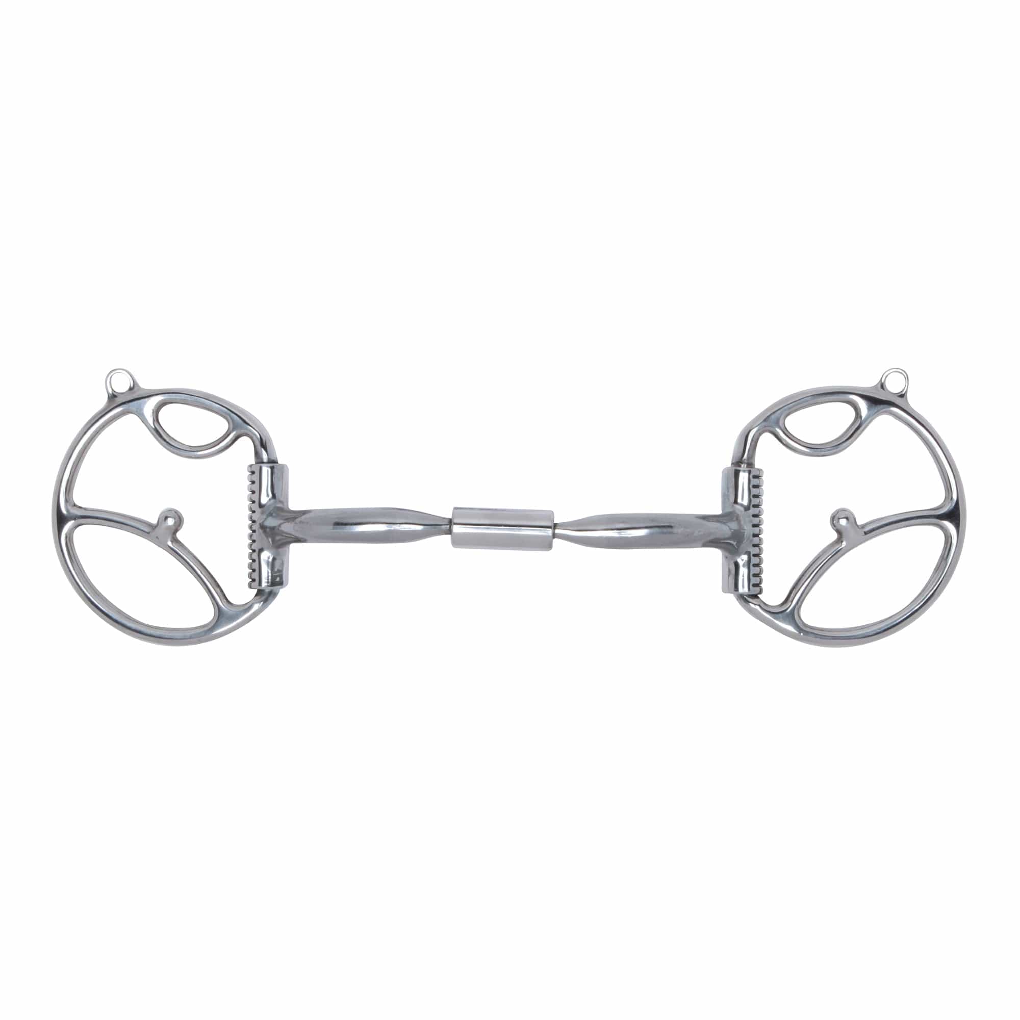 Myler Dee Ring Snaffle Bit W/Hooks~ MB 02 Bits Toklat
