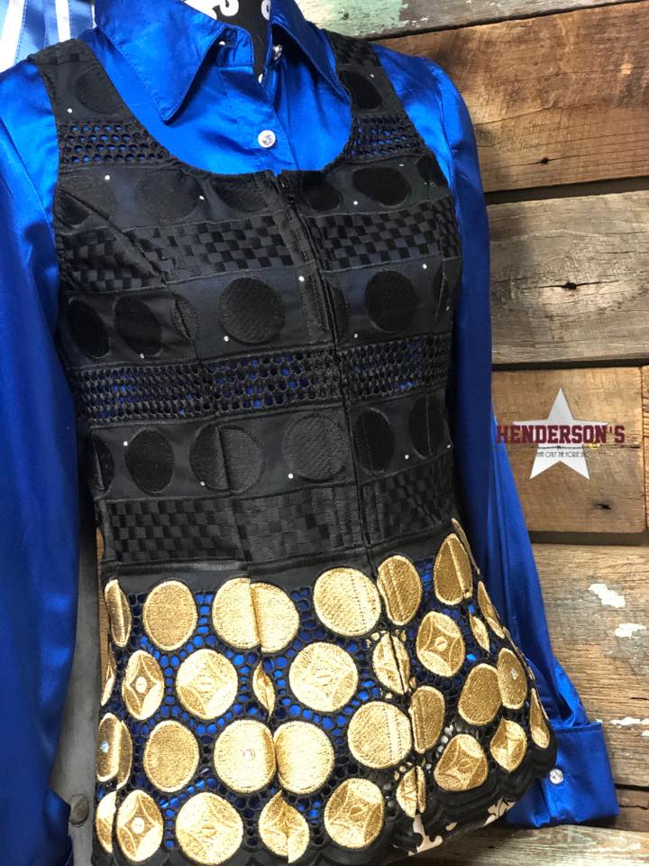 Gold Coin Show Vest Vest Cowgirl Junk Co.
