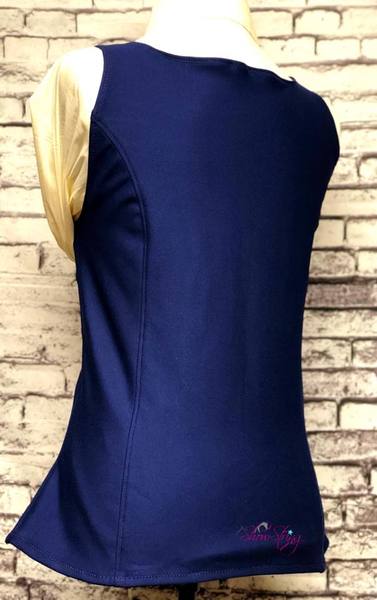 DIY Ultimate Vest ~ Black Red Royal & Navy vest Cowgirl Junk