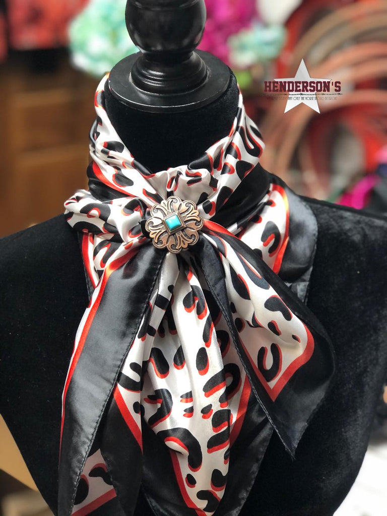 Rodeo Drive Wild Rags/Scarf ~ Red Leopard scarfs Rodeo Drive   