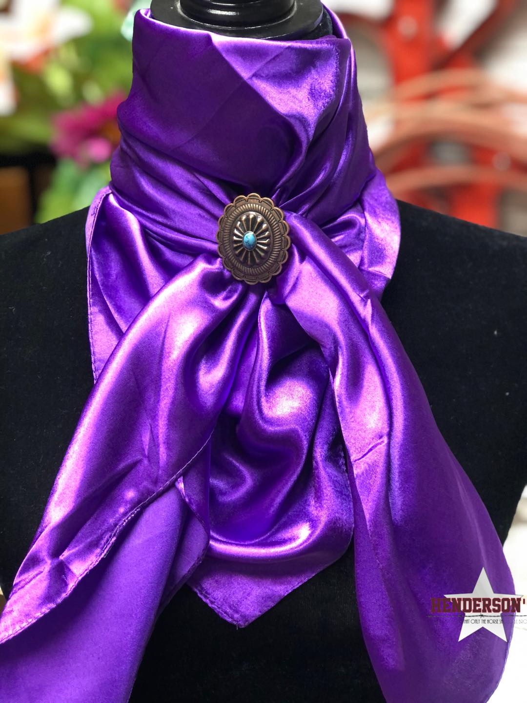 Rodeo Drive Wild Rags/Scarf ~ Purple scarfs Rodeo Drive