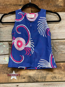 Load image into Gallery viewer, Kid&#39;s Royal Candy Wrapper Vest - Henderson&#39;s Western Store