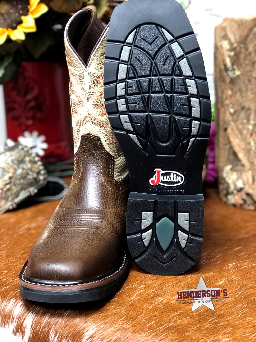 Driller Steel Toe Boot by Justin Men's Boots Justin