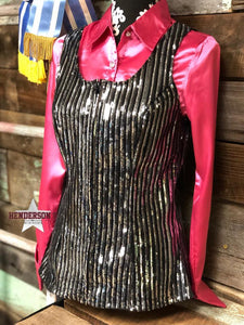 Load image into Gallery viewer, Silver Line Show Vest Vest Cowgirl Junk Co.   