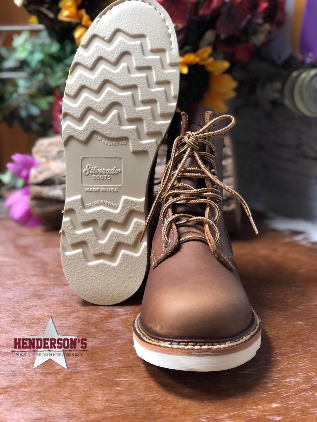 Silverado Boots ~ 6" Lace Up - Made in USA Men's Boots Abilene Boot Co