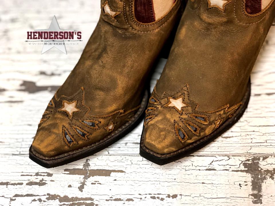 Ladies Laredo Tan Stars And Stripes Women's Boots Laredo