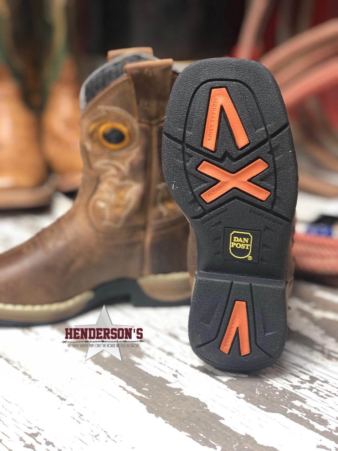 Storms Eye Jr Work Boots by Dan Post ~ Gold Children's Boots Dan Post
