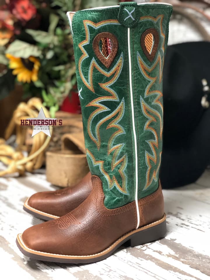 Kid's Buckaroo Boots ~ Turquoise Children's Boots Twisted X