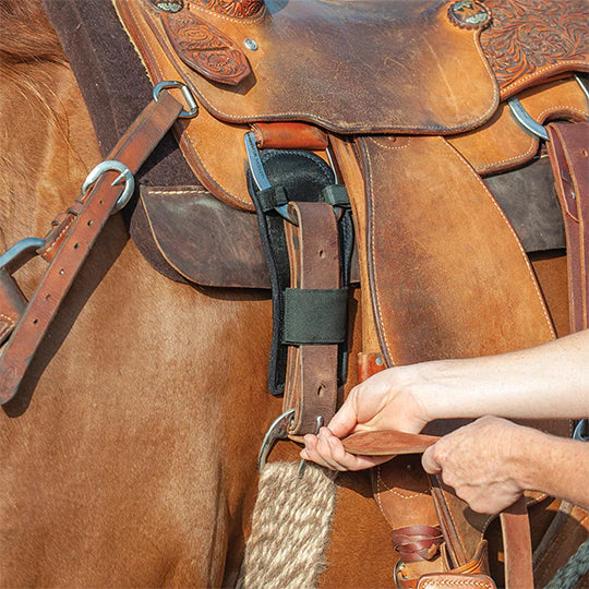 Cinching Up To Ride
