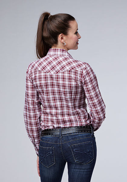 Ladies Western Plaid by Roper