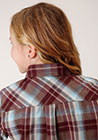 Load image into Gallery viewer, Girl&#39;s Southwest Plaid by Roper - Henderson&#39;s Western Store