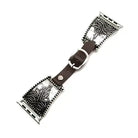 Western Leather Watch Band ~ Boot Stitch - Henderson's Western Store