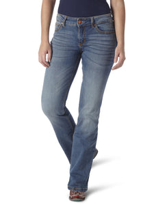 Load image into Gallery viewer, Ladies Wrangler Retro Jeans ~ Med Blue - Henderson&#39;s Western Store